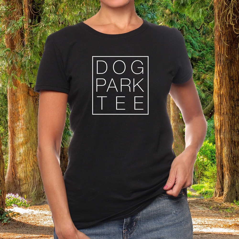 Women’s Tee Dog Park T-Shirt Dog Mom Dog Lover